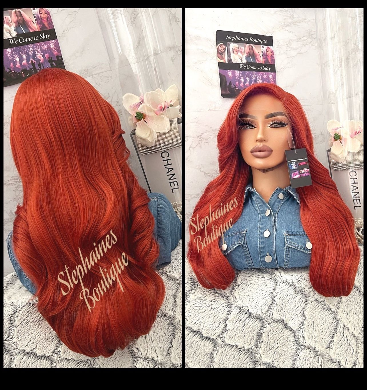Human Hair Blended Lace Front Wig
