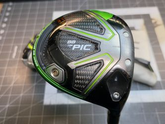 Callaway GBB Epic 9 degree driver with fujikura speeder 665 stiff shaft
