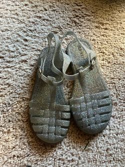 Girls Grey Sandals