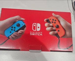 Nintendo Switch with Neon Blue and Neon Red Joy‑Con - HAC-001(-01)