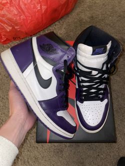 Jordan 1 Court Purple Size 10