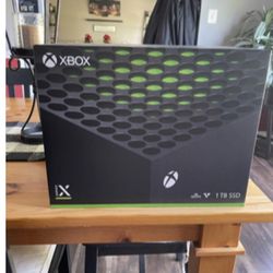 Xbox Series X console, new in box factory sealed.