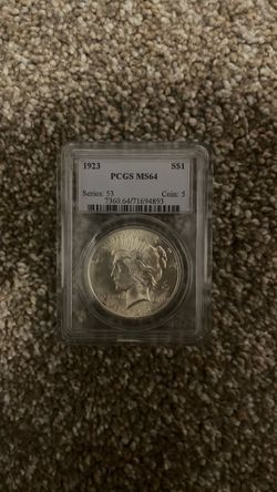 Peace dollar 1923 ms64