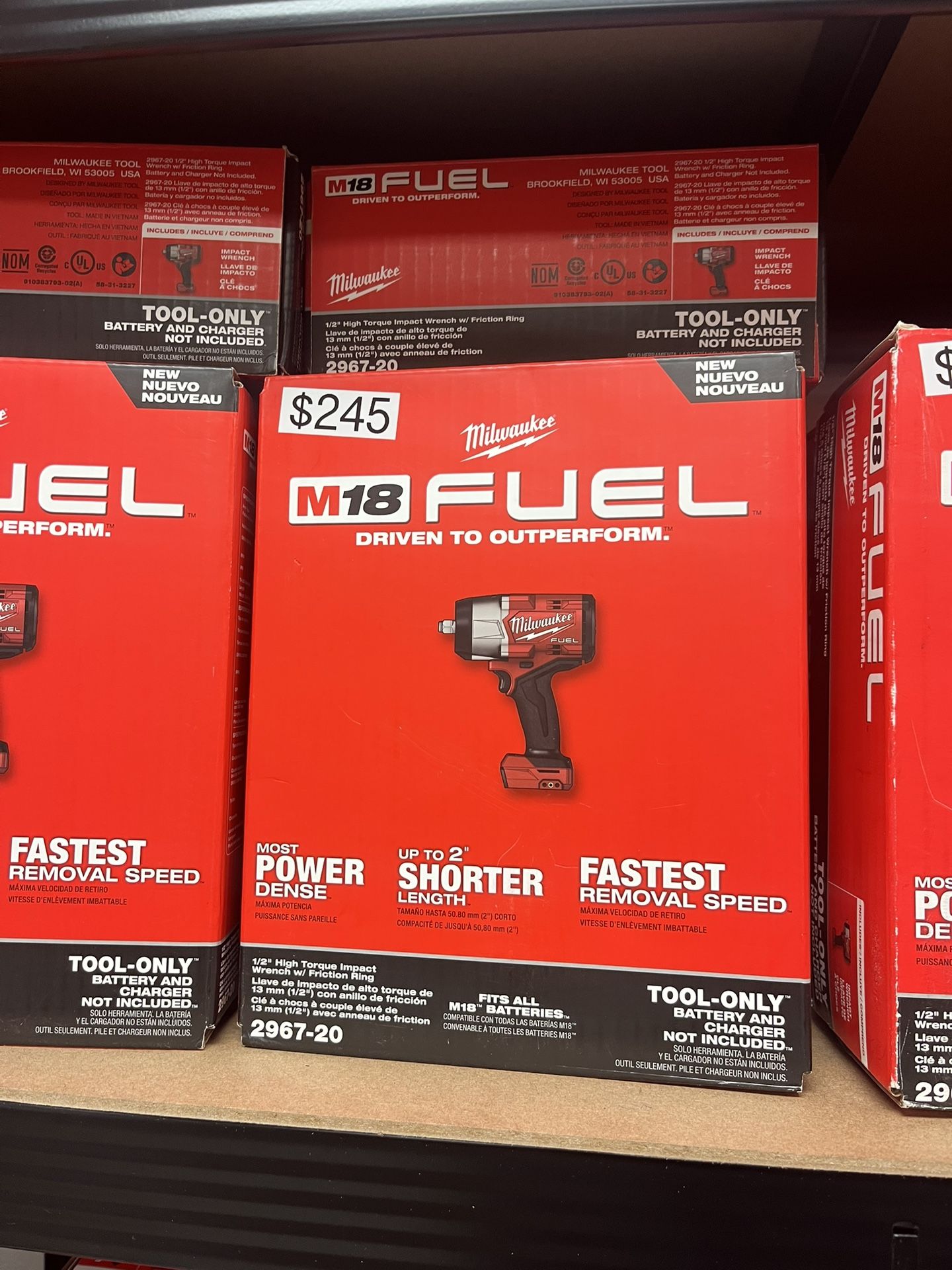 Milwaukee M18 Fuel 1/2 High Torque Impact Wrench 