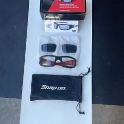 SNAP ON  ALUMINUM SAFETY GLASSES