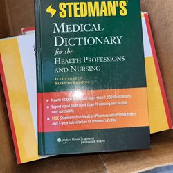 Stedman’s Medical Dictionary Book (like new condition)