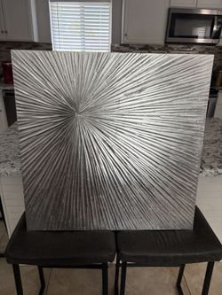 Silver Art Work For Decor