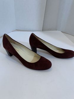 Bettye Muller Suede Heels Size 40.5