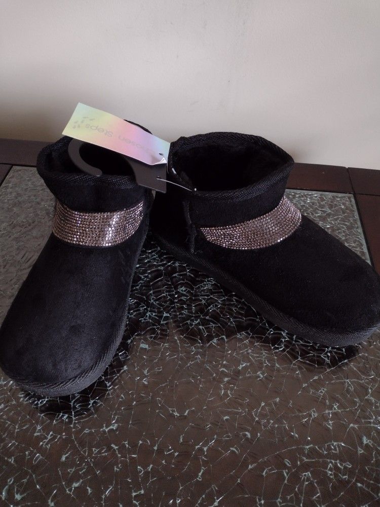 Black Suede Ankle Boots