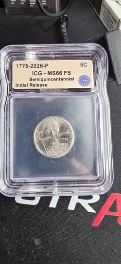 2026-P Jefferson Nickel ICG MS66 FS Initial Release