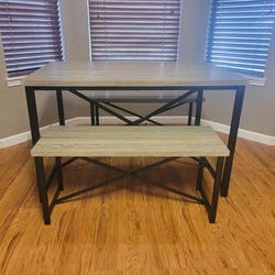 Kitchen Table With Benches 