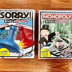 Sorry And Monopoly Board Games