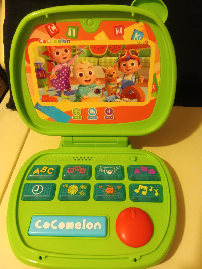Cocomelon Sing And Learn Laptop Ladybug With Carrying Handle
