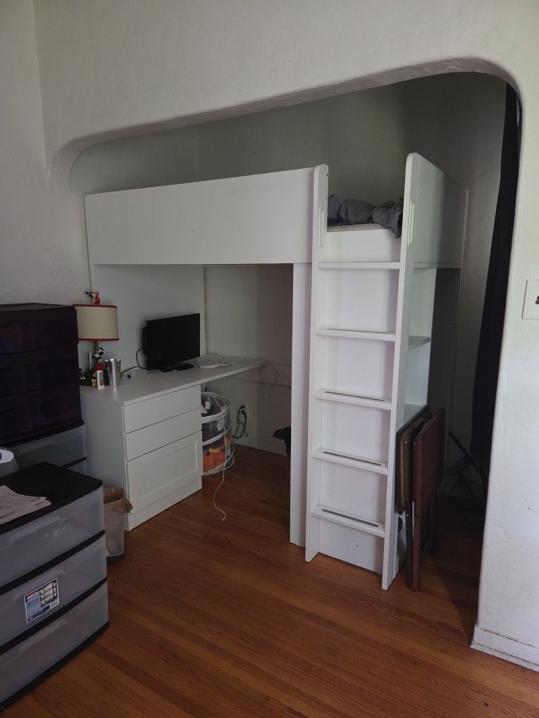 IKEA Loft Twin Bunk Bed w/ Matress