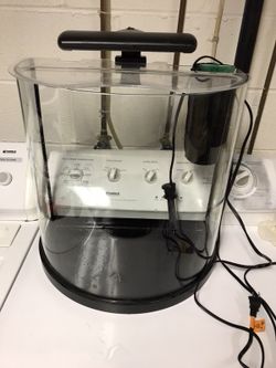 Marineland® 10 Gallon Half-Moon Desktop Aquarium