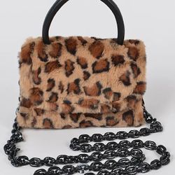 Faux Fur Clutch