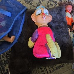 1950s 2 Faced Clown Doll