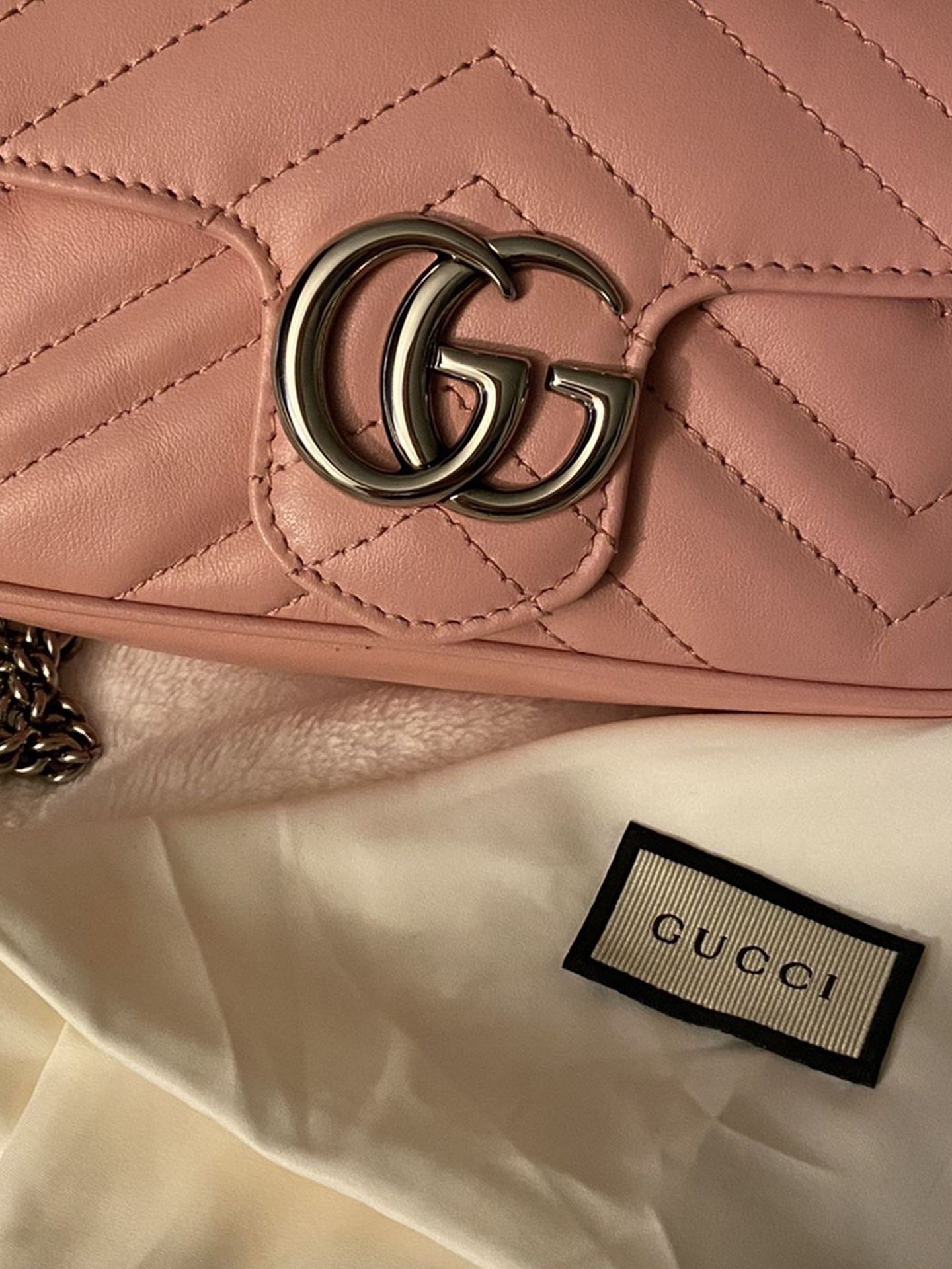 Gucci Marmont Matelasse Leather Super Mini Bag