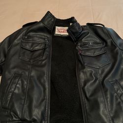 Levi Strauss Leather Jacket (medium)