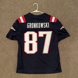 Sz M Rob Gronkowski New England Patriots - Color Rush Jersey