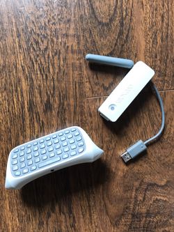 Xbox 360 Accessories (Keyboard + Wifi adapter)