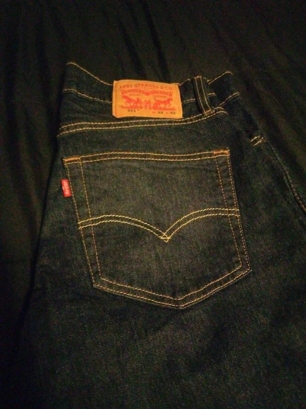 Levis W32 L32 Slim Fit Blue