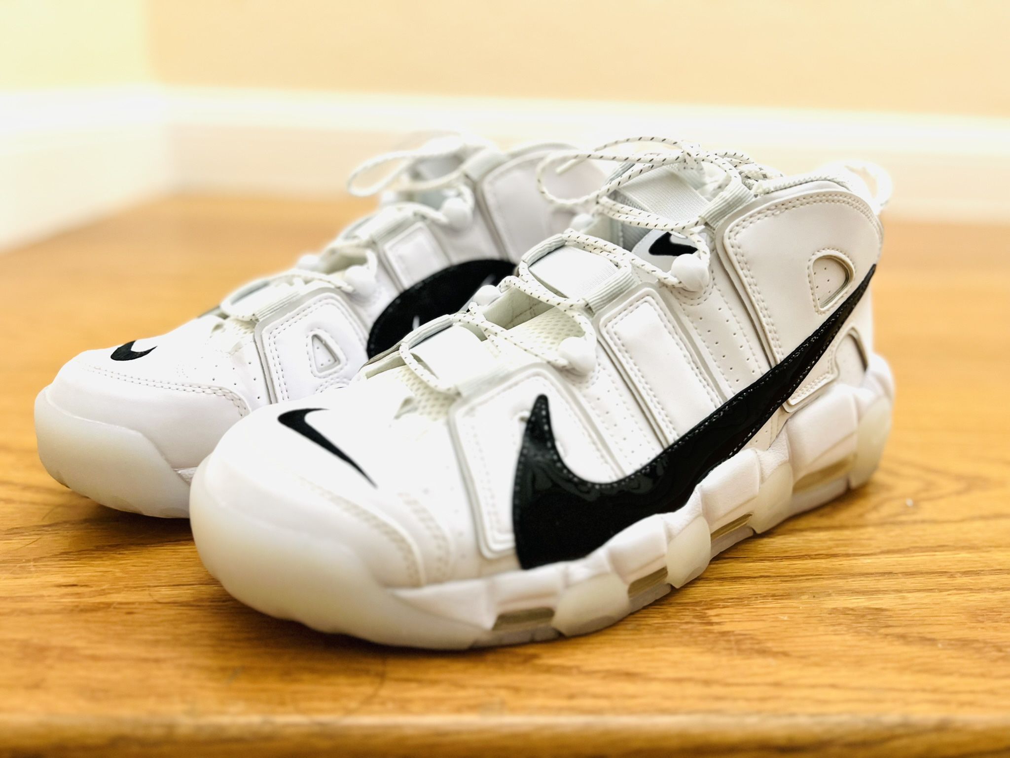 Nike Air More Uptempo '96 White Midnight Navy Size 12  [DH8011 100]
