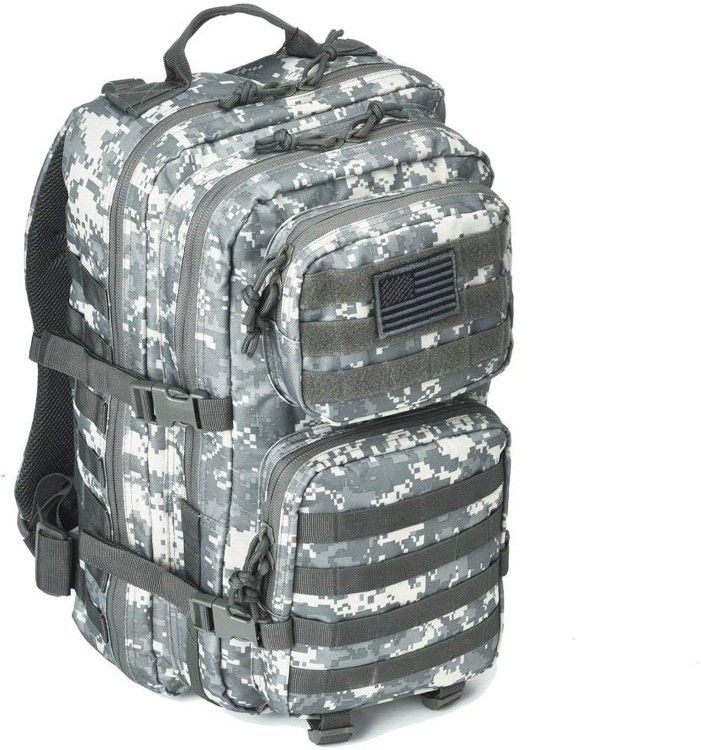 REEBOW GEAR Military Tactical Backpack Large Army 3 Day Assault Pack Molle Bag Backpacks (ACU Camo)