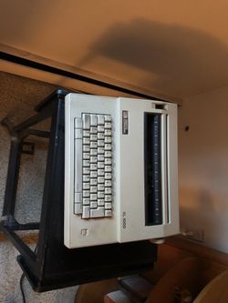 Smith Carona Electric Typewriter and Stand
