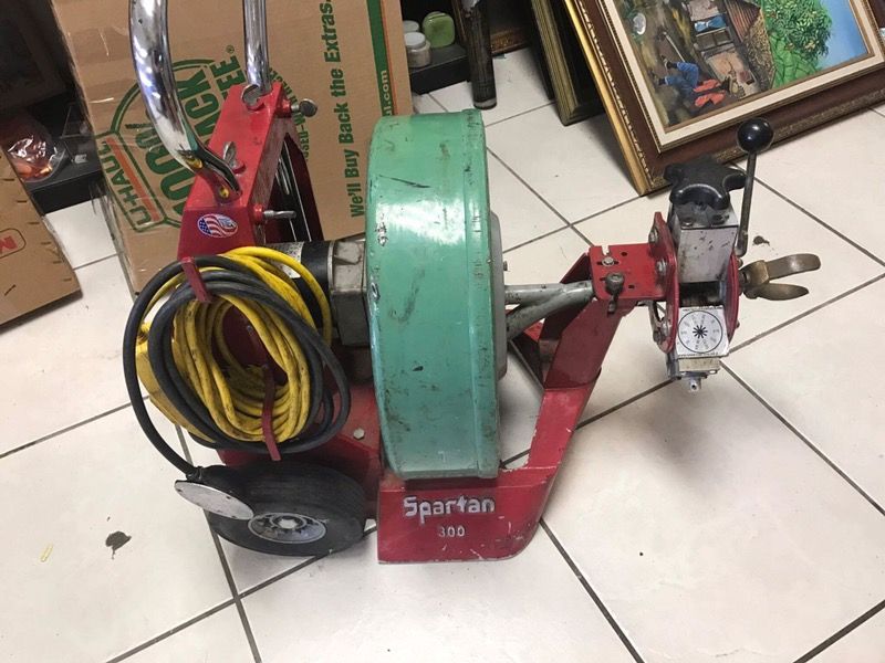 Spartan 300 sewer machine snake for Sale in Miami, FL