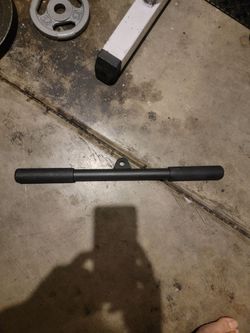 12" Cable Straight Bar Attachment