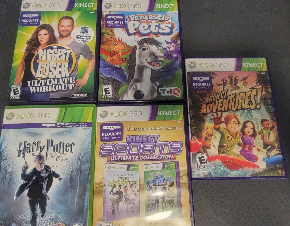 XBOX KINECT Games (works W/ 360 & ONE)