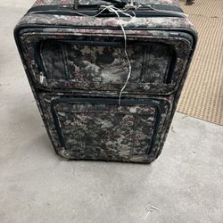Checked Luggage With Carrying Hand Bag