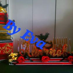 Sweet 16 Candelabra And Card Box