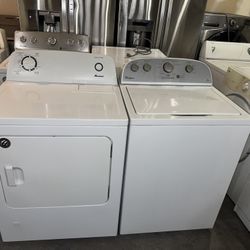 Whirlpool Washer And Amana  Gas Dryer Working 3 Month Warranty We Deliver 