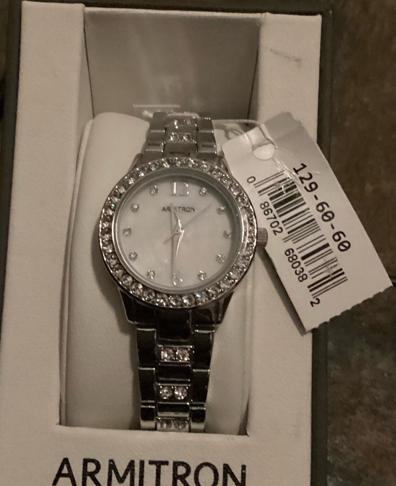 Watch ladies White face new In box