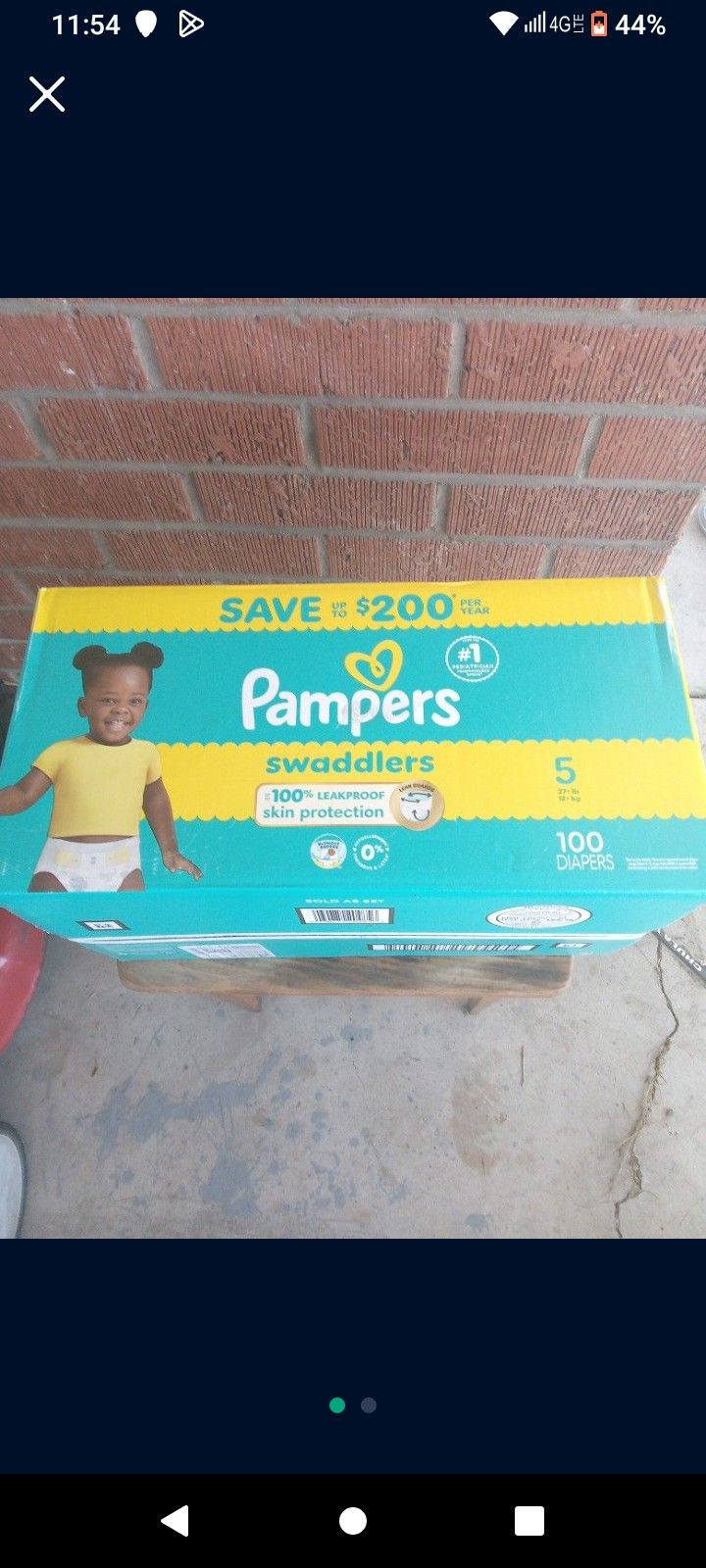 Pampers Swaddlers Size 5