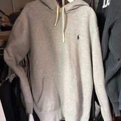 Polo Hoodie Grey 