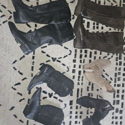 5 Pairs of Size 6 Womens boots. All 5 pairs for $20