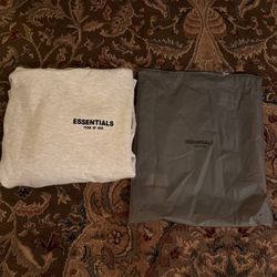 Fear of God Essentials Hoodie 'Light Oatmeal' - Brand New - Size Small 