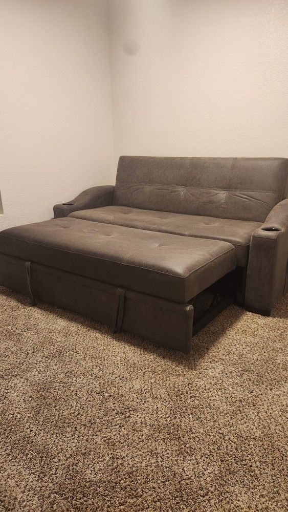 HERMOSA SMOKE POPUP SLEEPER SOFA