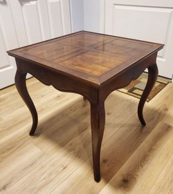 Side  Table With  Drawer, Solid Wood.