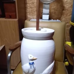 Vintage Geese Churn