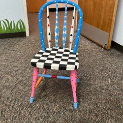 Hand Painted Whimsical Chair 