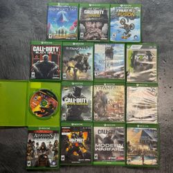 LOT OF 15 - XBOX ONE GAMES PLAY CALL OF DUTY MODERN WARFARE etc.