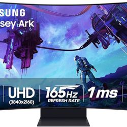 SAMSUNG 55" ODYSSEY ARK 2ND GEN 4K UHD CURVED MONITOR LS55CG970NNXGO 