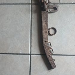 Primitive Old Steel Horse Collar Hame 