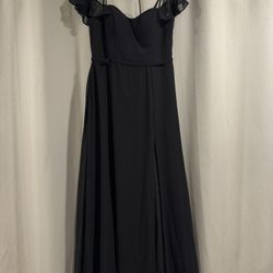 Black Bridesmaid Wedding Guest Dress from Azazie