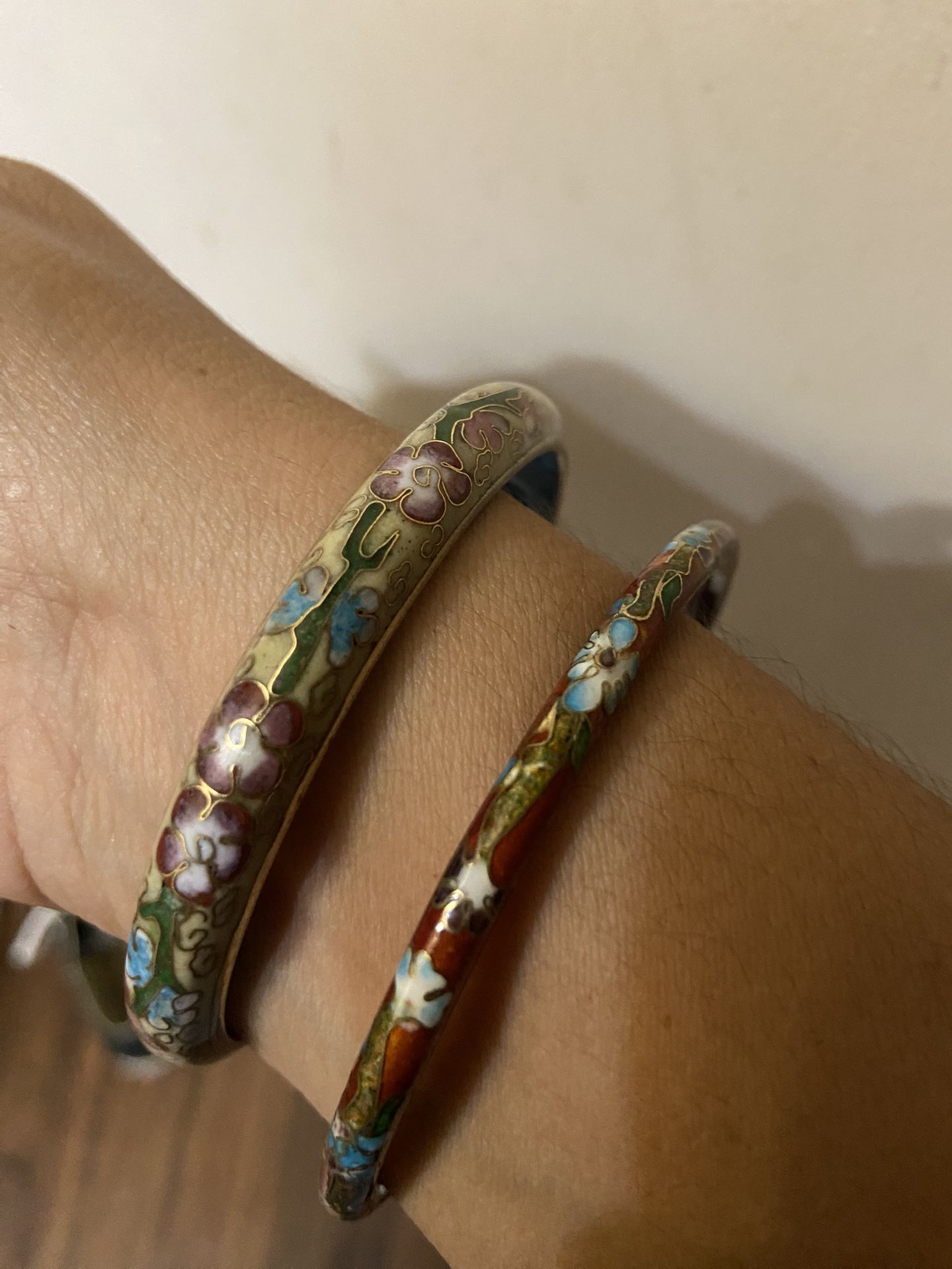 Two Antique Bracelets Bangles