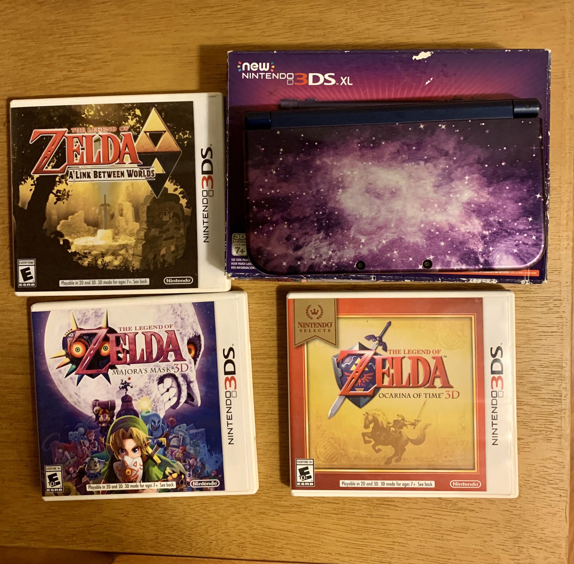 Nintendo 3DS Xl with 3 Games